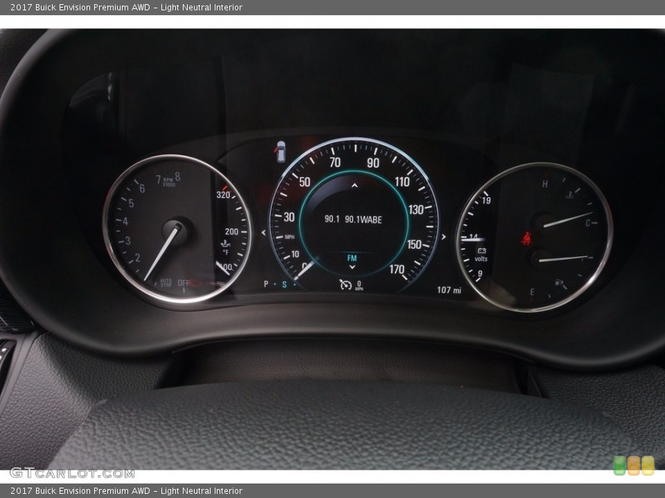 Light Neutral Interior Gauges for the 2017 Buick Envision Premium AWD #121539297