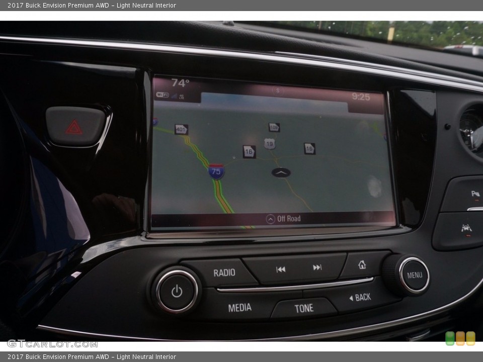 Light Neutral Interior Navigation for the 2017 Buick Envision Premium AWD #121539321