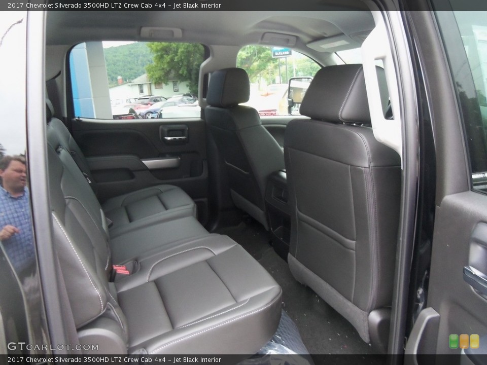 Jet Black Interior Rear Seat for the 2017 Chevrolet Silverado 3500HD LTZ Crew Cab 4x4 #121546525