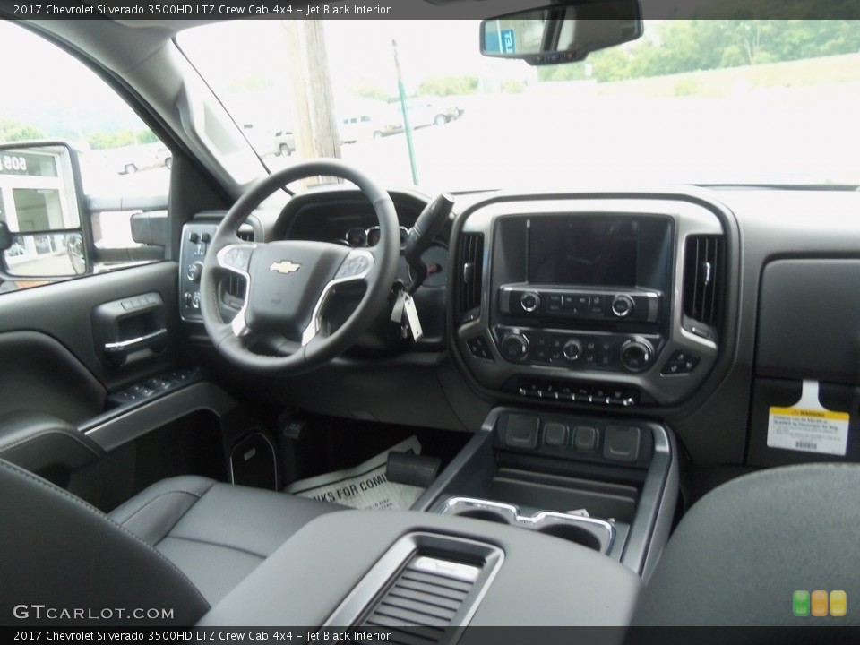 Jet Black Interior Dashboard for the 2017 Chevrolet Silverado 3500HD LTZ Crew Cab 4x4 #121546539