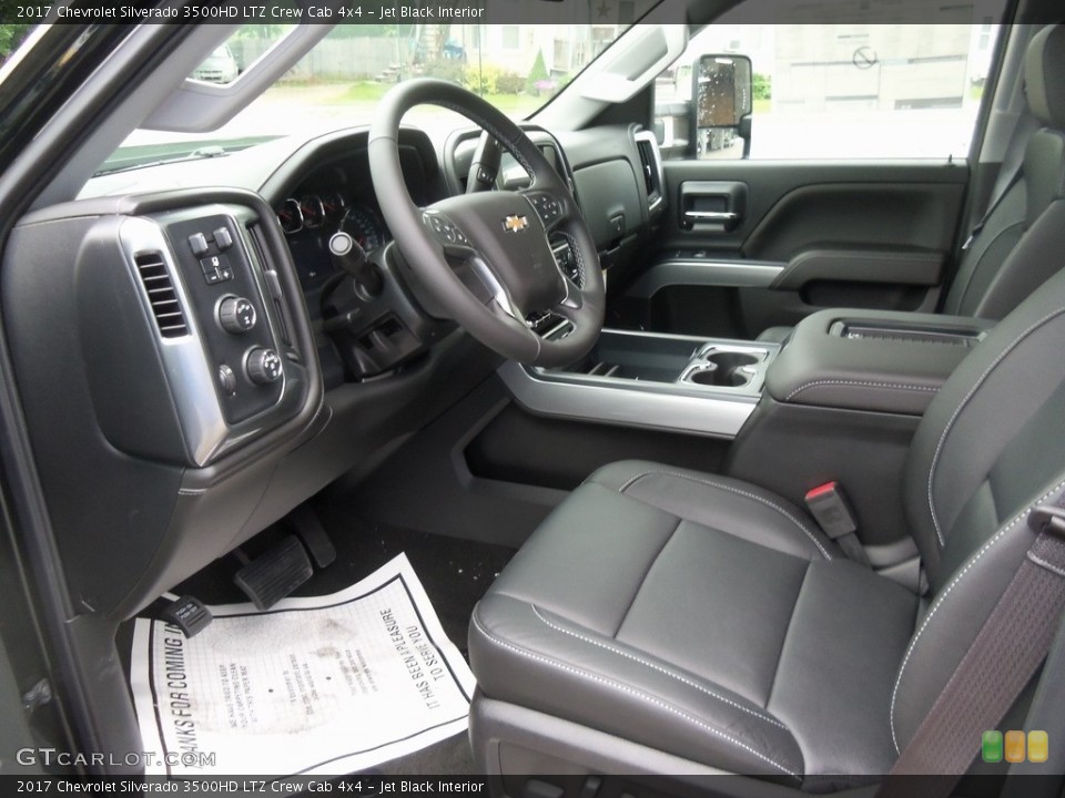 Jet Black Interior Photo for the 2017 Chevrolet Silverado 3500HD LTZ Crew Cab 4x4 #121546770