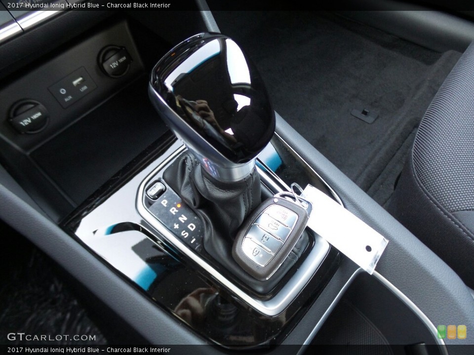Charcoal Black Interior Transmission for the 2017 Hyundai Ioniq Hybrid Blue #121566014
