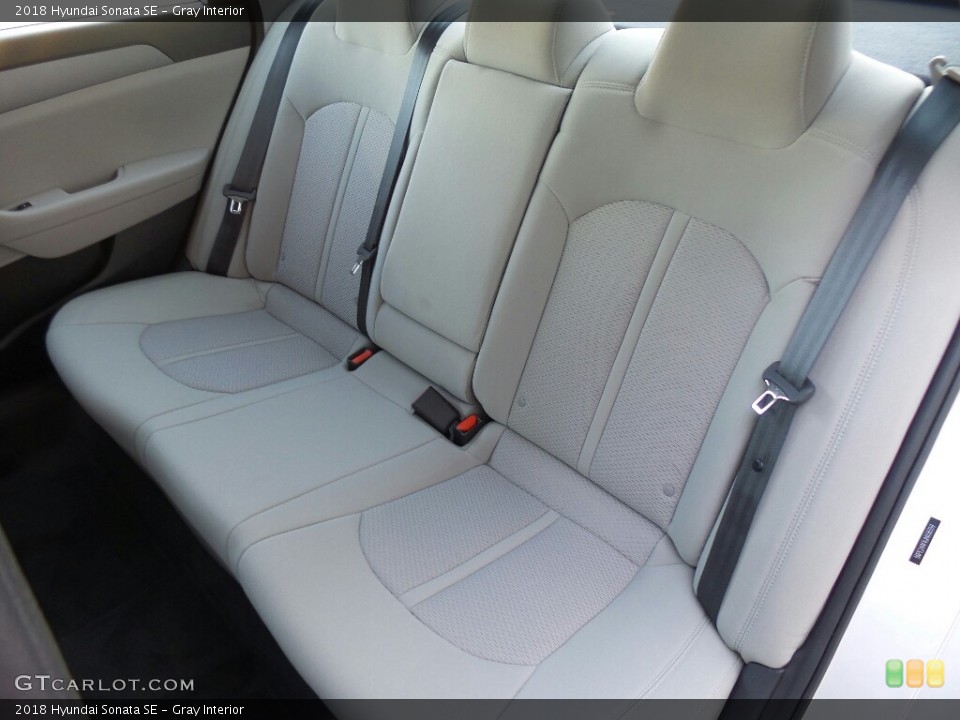 Gray Interior Rear Seat for the 2018 Hyundai Sonata SE #121566392