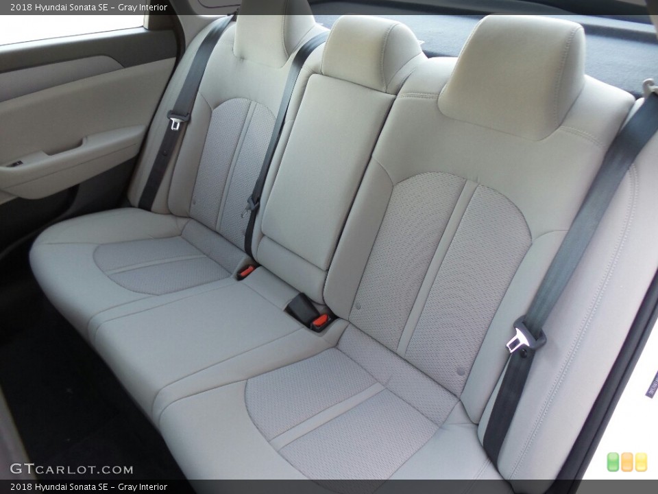 Gray Interior Rear Seat for the 2018 Hyundai Sonata SE #121567275