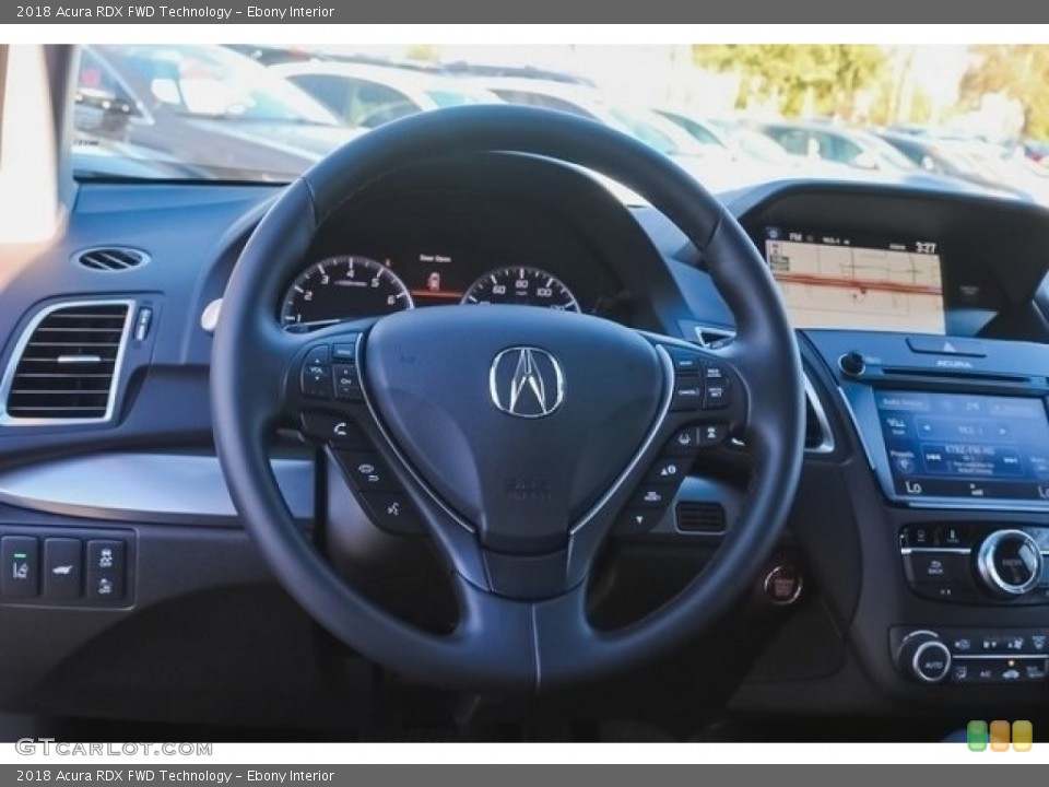 Ebony Interior Steering Wheel for the 2018 Acura RDX FWD Technology #121568235