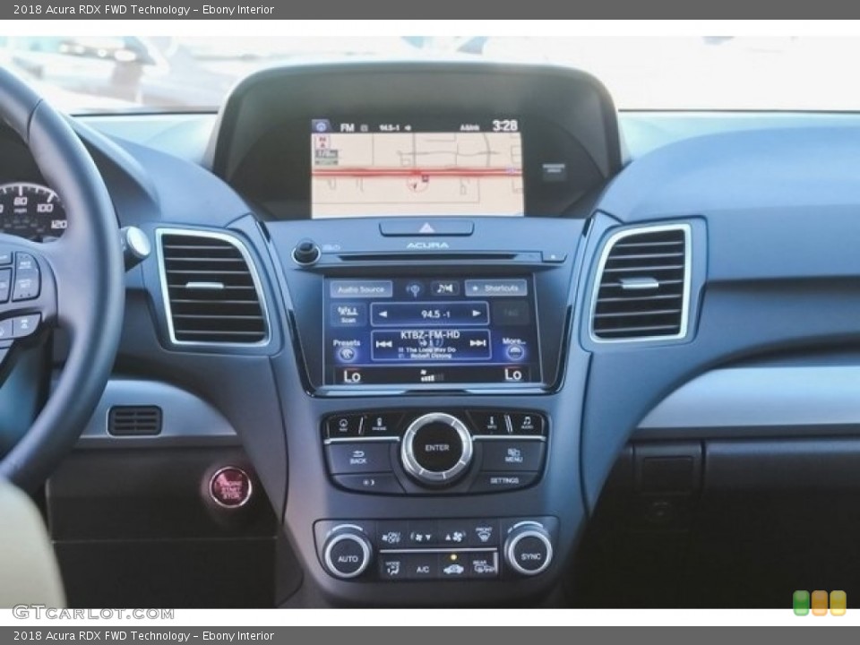 Ebony Interior Controls for the 2018 Acura RDX FWD Technology #121568259