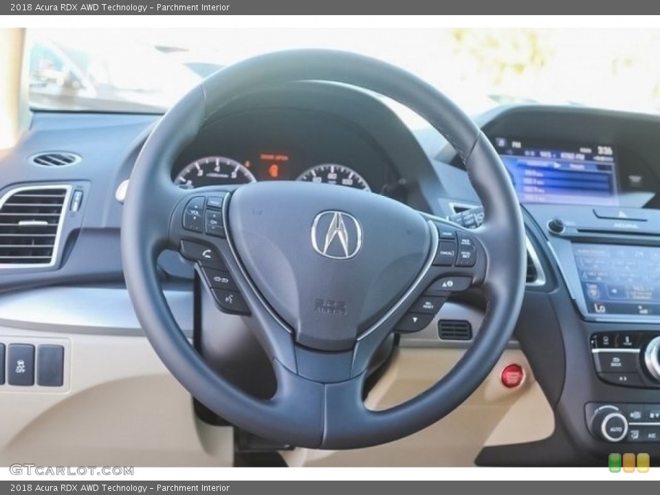 Parchment Interior Steering Wheel for the 2018 Acura RDX AWD Technology #121569177