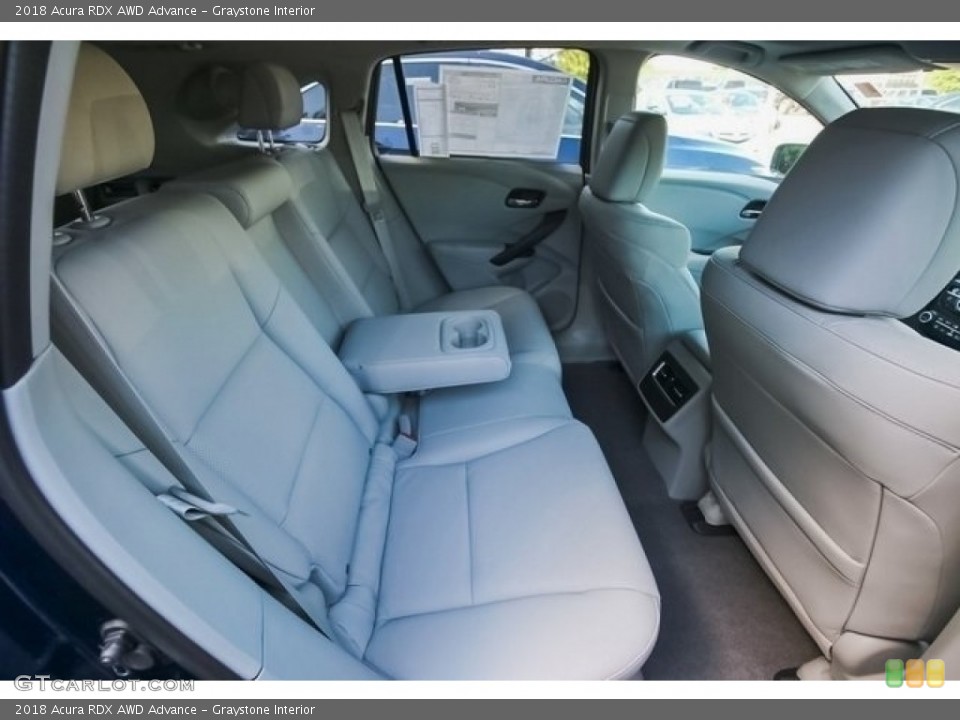Graystone Interior Rear Seat for the 2018 Acura RDX AWD Advance #121571014