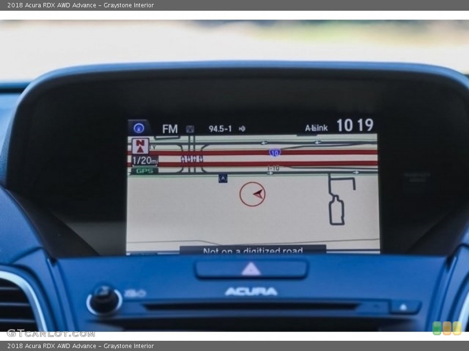Graystone Interior Navigation for the 2018 Acura RDX AWD Advance #121571145