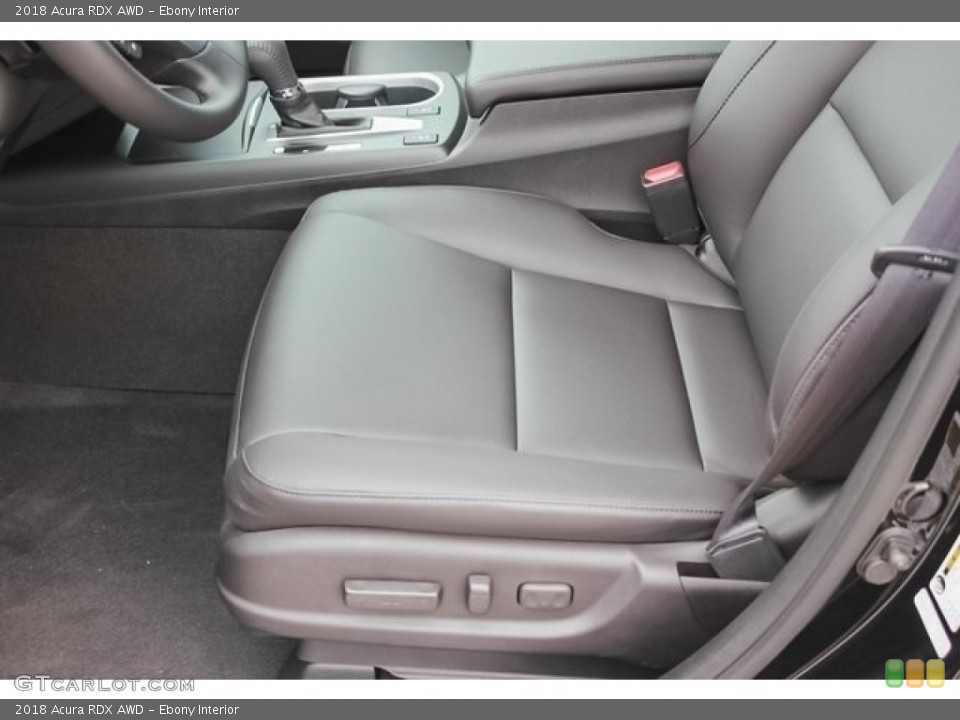 Ebony Interior Front Seat for the 2018 Acura RDX AWD #121572549