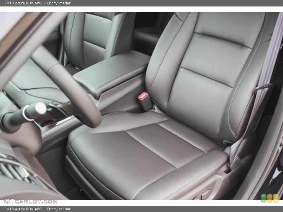 Ebony Interior Front Seat for the 2018 Acura RDX AWD #121572570