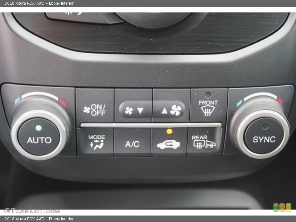 Ebony Interior Controls for the 2018 Acura RDX AWD #121573000