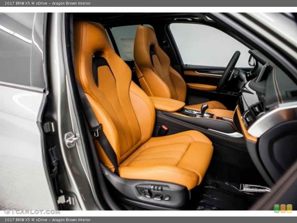 Aragon Brown 2017 BMW X5 M Interiors