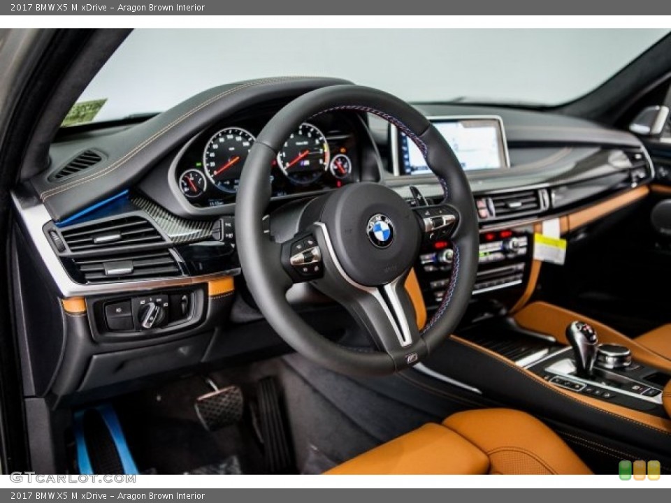 Aragon Brown Interior Dashboard for the 2017 BMW X5 M xDrive #121579454