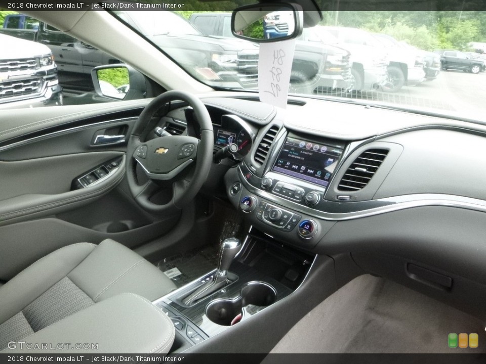 Jet Black/Dark Titanium Interior Dashboard for the 2018 Chevrolet Impala LT #121580420