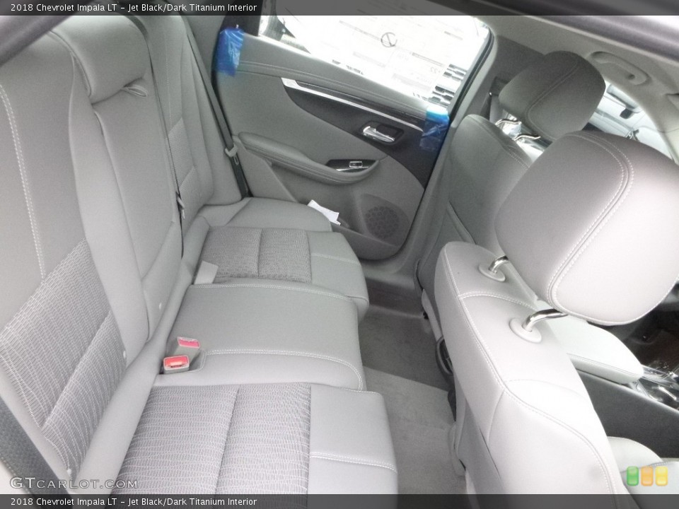 Jet Black/Dark Titanium Interior Rear Seat for the 2018 Chevrolet Impala LT #121580445