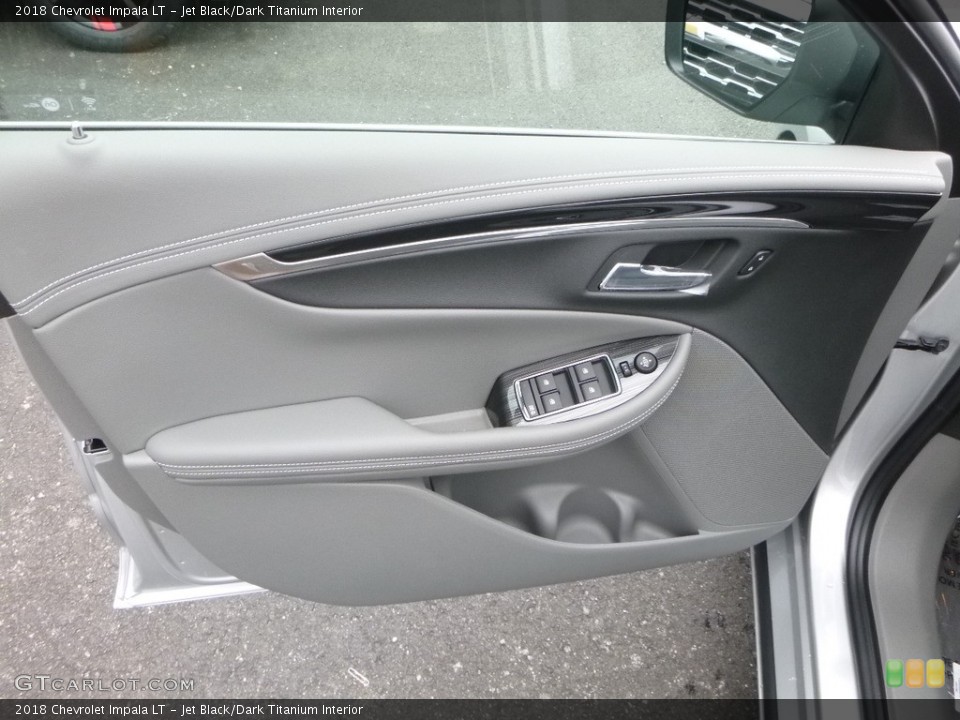 Jet Black/Dark Titanium Interior Door Panel for the 2018 Chevrolet Impala LT #121580471