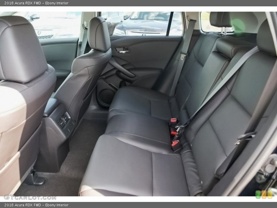 Ebony Interior Rear Seat for the 2018 Acura RDX FWD #121583557