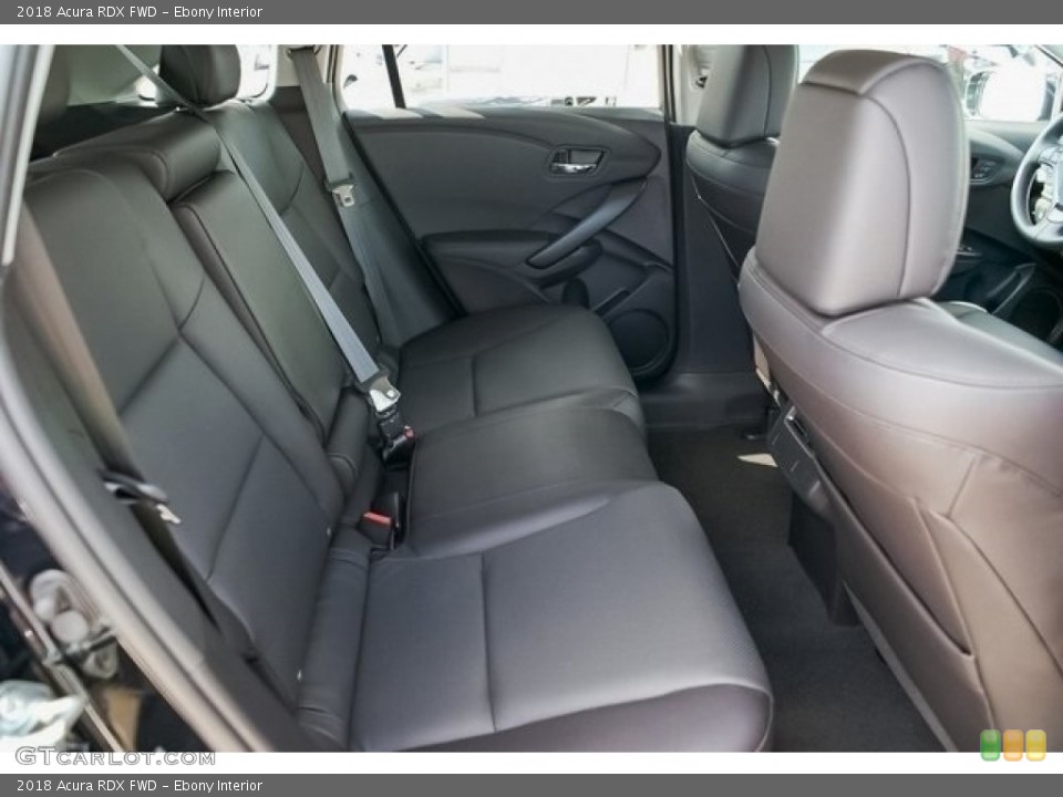 Ebony Interior Rear Seat for the 2018 Acura RDX FWD #121583620