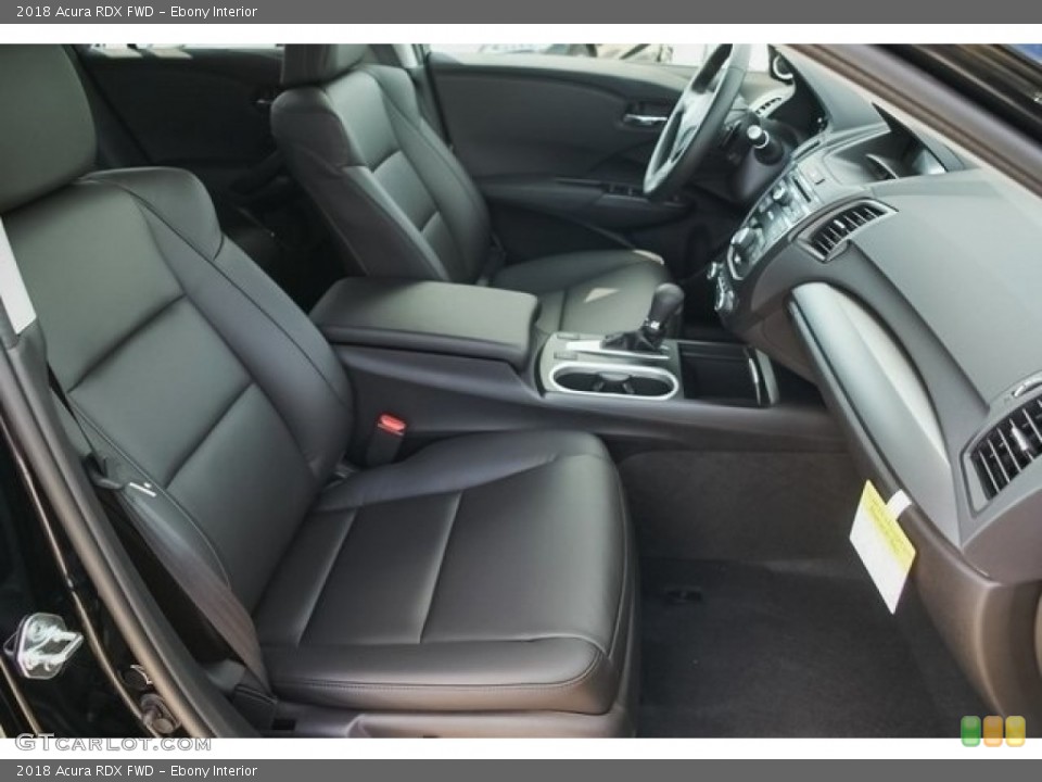 Ebony Interior Front Seat for the 2018 Acura RDX FWD #121583657