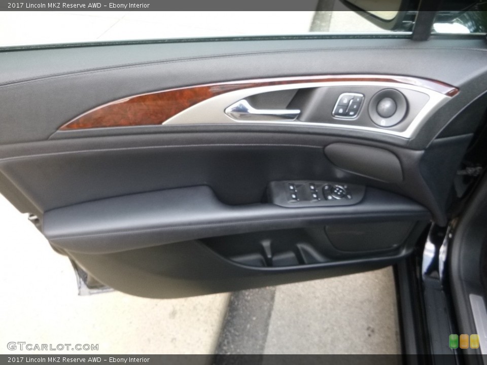 Ebony Interior Door Panel for the 2017 Lincoln MKZ Reserve AWD #121583763