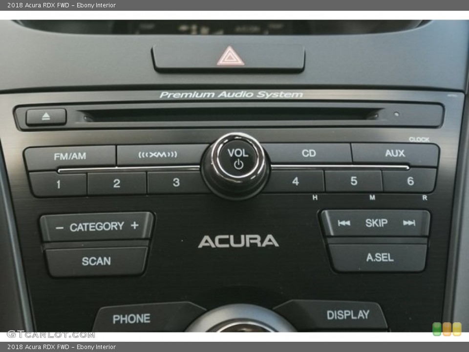 Ebony Interior Audio System for the 2018 Acura RDX FWD #121583805