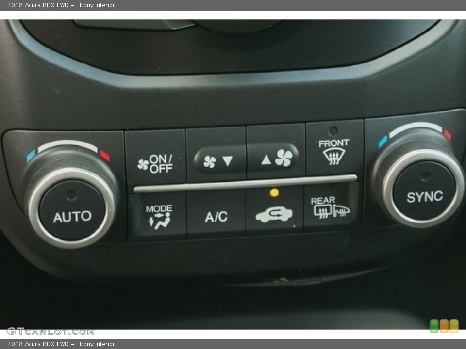 Ebony Interior Controls for the 2018 Acura RDX FWD #121583833