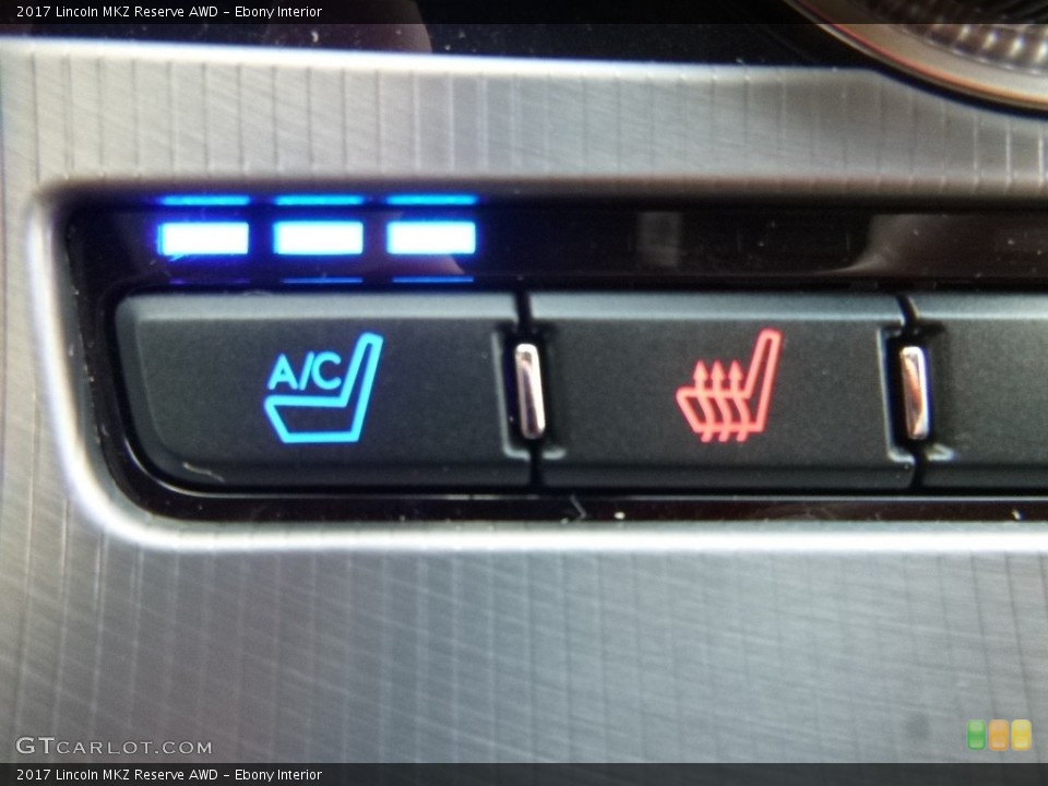 Ebony Interior Controls for the 2017 Lincoln MKZ Reserve AWD #121583938