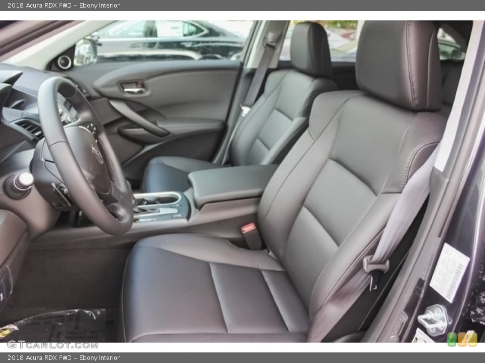 Ebony Interior Front Seat for the 2018 Acura RDX FWD #121585767