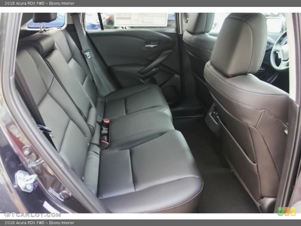 Ebony Interior Rear Seat for the 2018 Acura RDX FWD #121585889