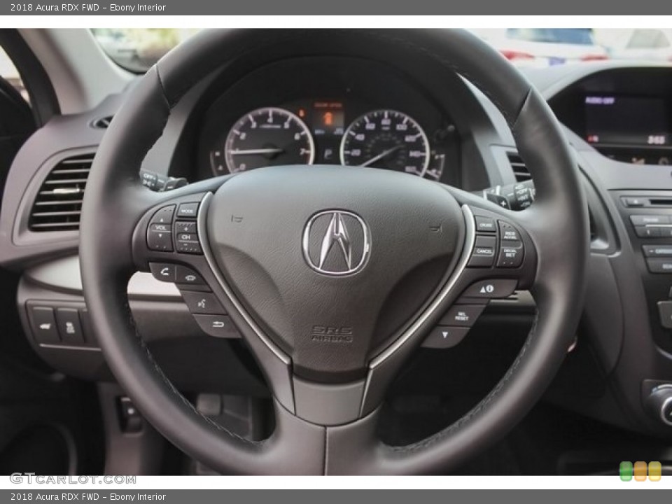 Ebony Interior Steering Wheel for the 2018 Acura RDX FWD #121586025