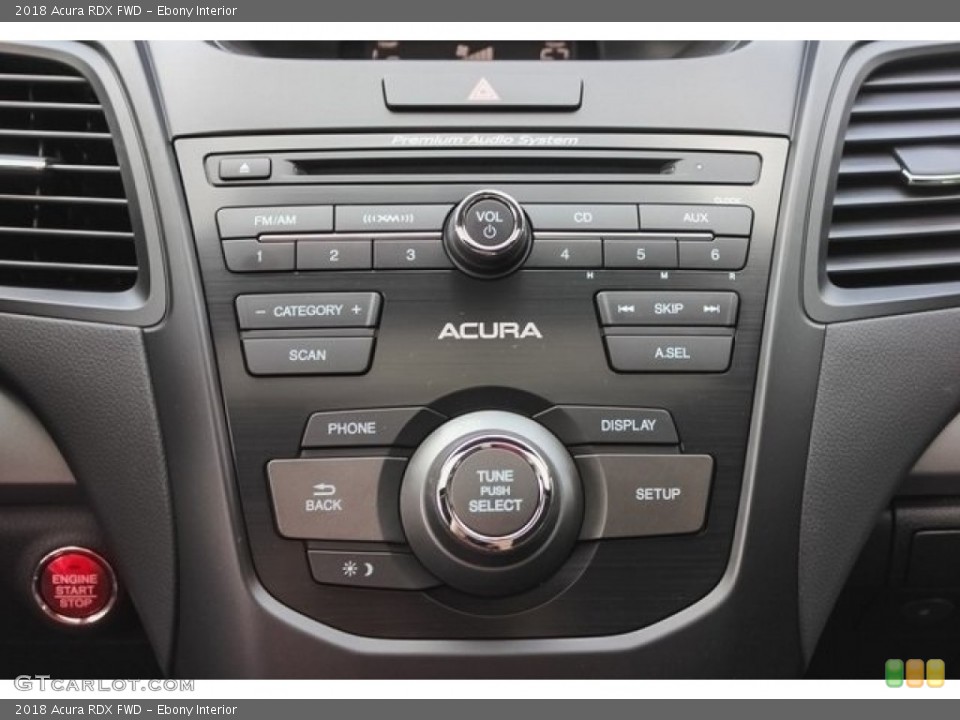 Ebony Interior Controls for the 2018 Acura RDX FWD #121586097