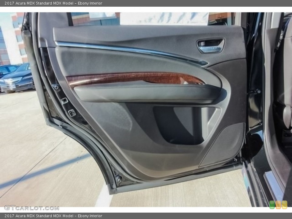 Ebony Interior Door Panel for the 2017 Acura MDX  #121588146