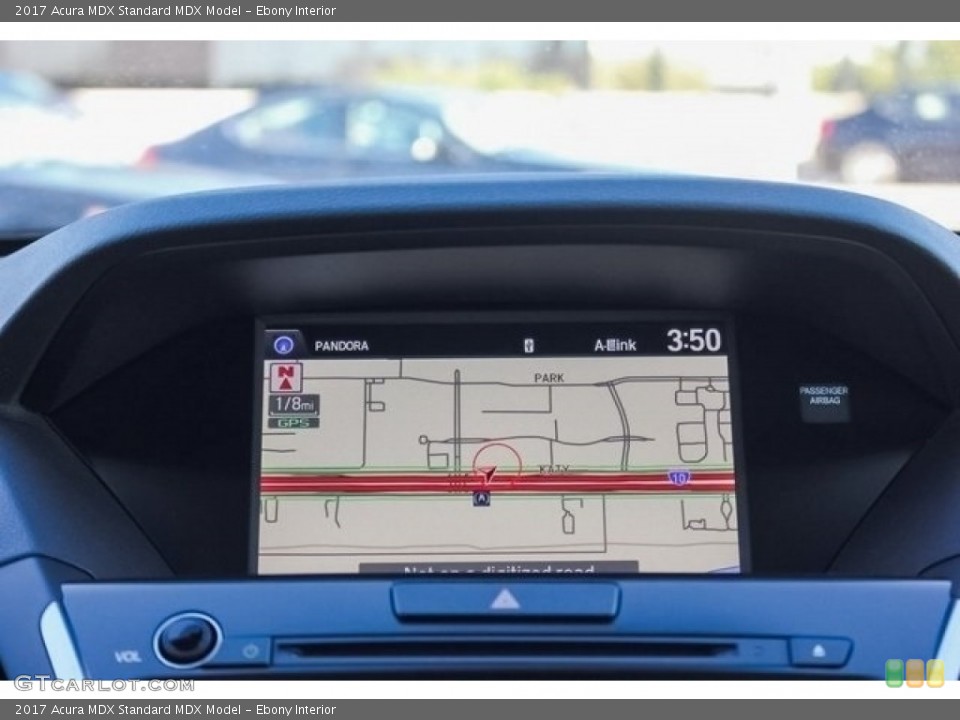 Ebony Interior Navigation for the 2017 Acura MDX  #121588450