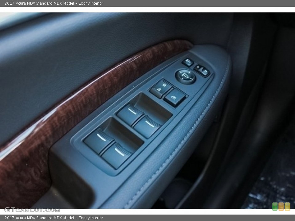Ebony Interior Controls for the 2017 Acura MDX  #121588746