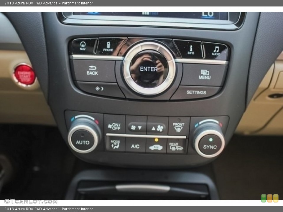 Parchment Interior Controls for the 2018 Acura RDX FWD Advance #121588758