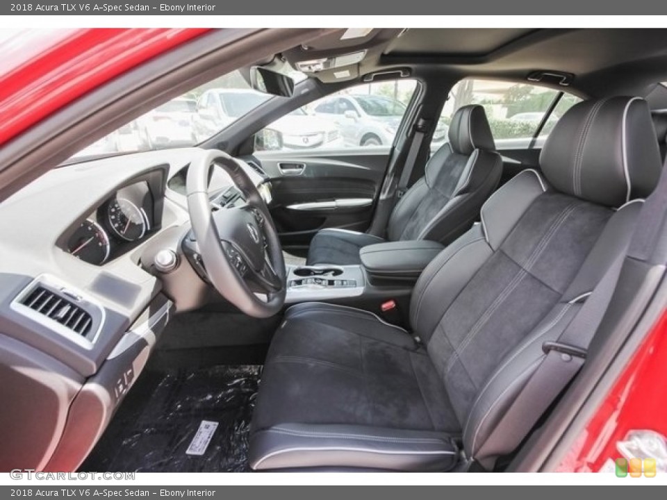 Ebony Interior Front Seat for the 2018 Acura TLX V6 A-Spec Sedan #121600883