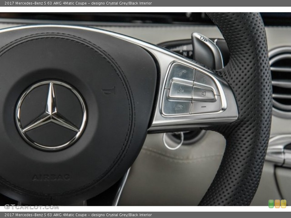 designo Crystal Grey/Black Interior Controls for the 2017 Mercedes-Benz S 63 AMG 4Matic Coupe #121600884