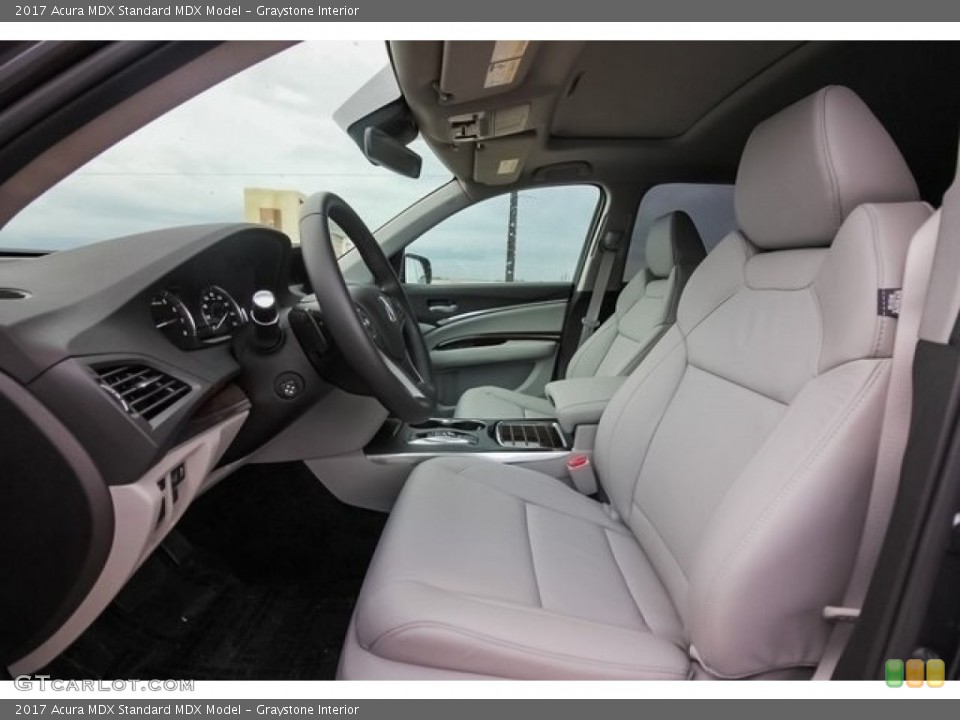 Graystone Interior Front Seat for the 2017 Acura MDX  #121605491