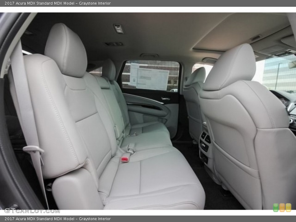 Graystone Interior Rear Seat for the 2017 Acura MDX  #121605642