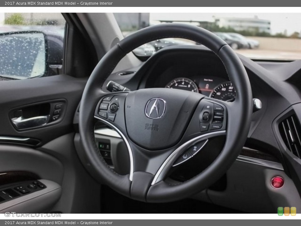Graystone Interior Steering Wheel for the 2017 Acura MDX  #121605807