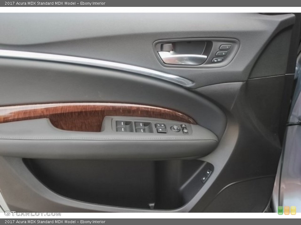 Ebony Interior Door Panel for the 2017 Acura MDX  #121605855