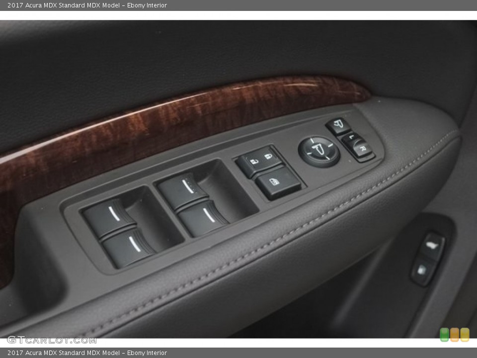 Ebony Interior Controls for the 2017 Acura MDX  #121605897