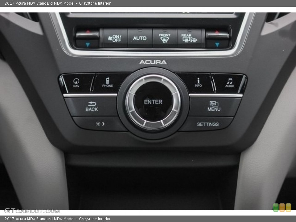 Graystone Interior Controls for the 2017 Acura MDX  #121605915
