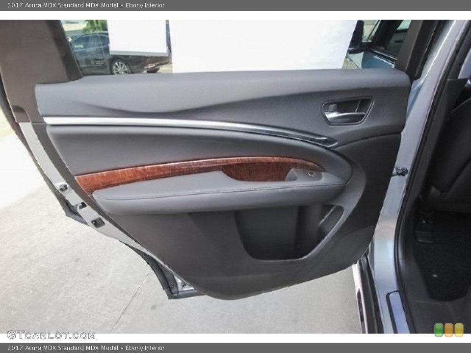 Ebony Interior Door Panel for the 2017 Acura MDX  #121606019