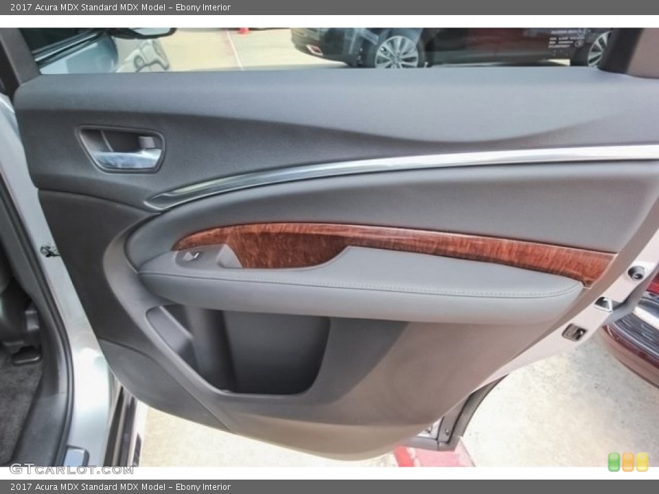 Ebony Interior Door Panel for the 2017 Acura MDX  #121606106
