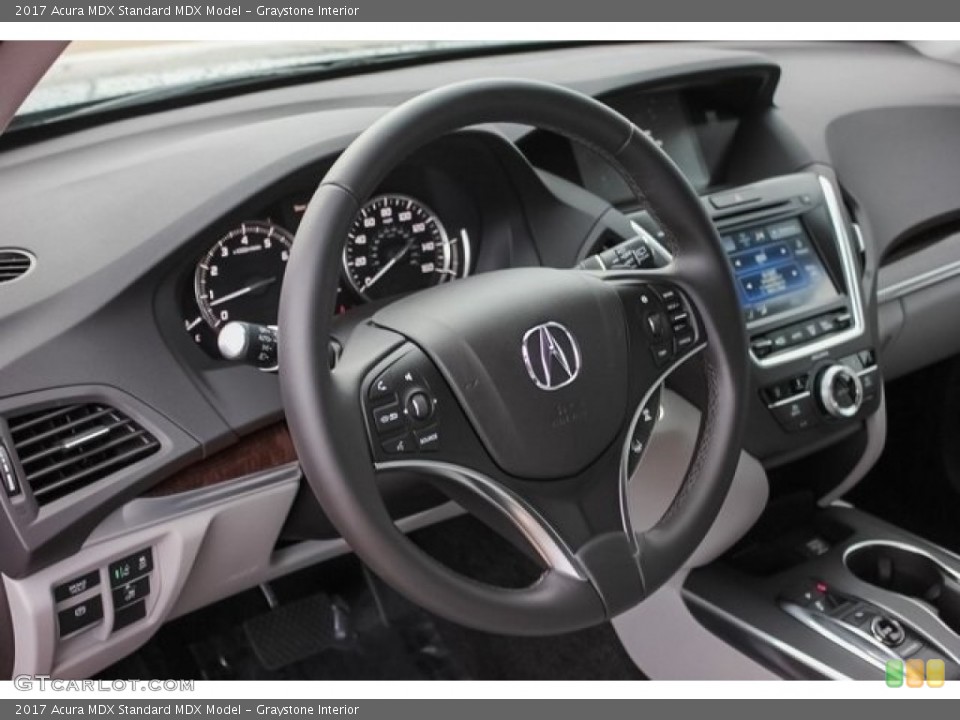 Graystone Interior Steering Wheel for the 2017 Acura MDX  #121606200
