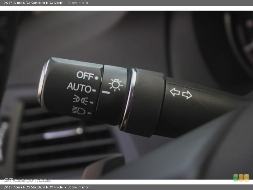 Ebony Interior Controls for the 2017 Acura MDX  #121606427