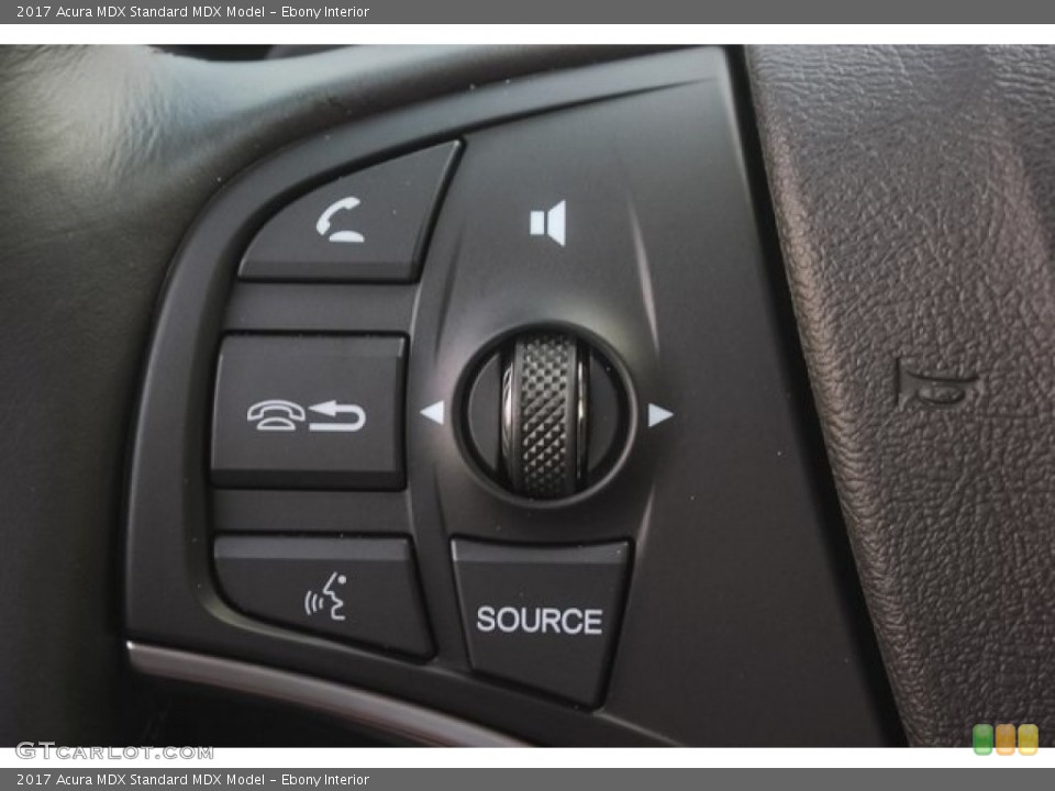 Ebony Interior Controls for the 2017 Acura MDX  #121606507