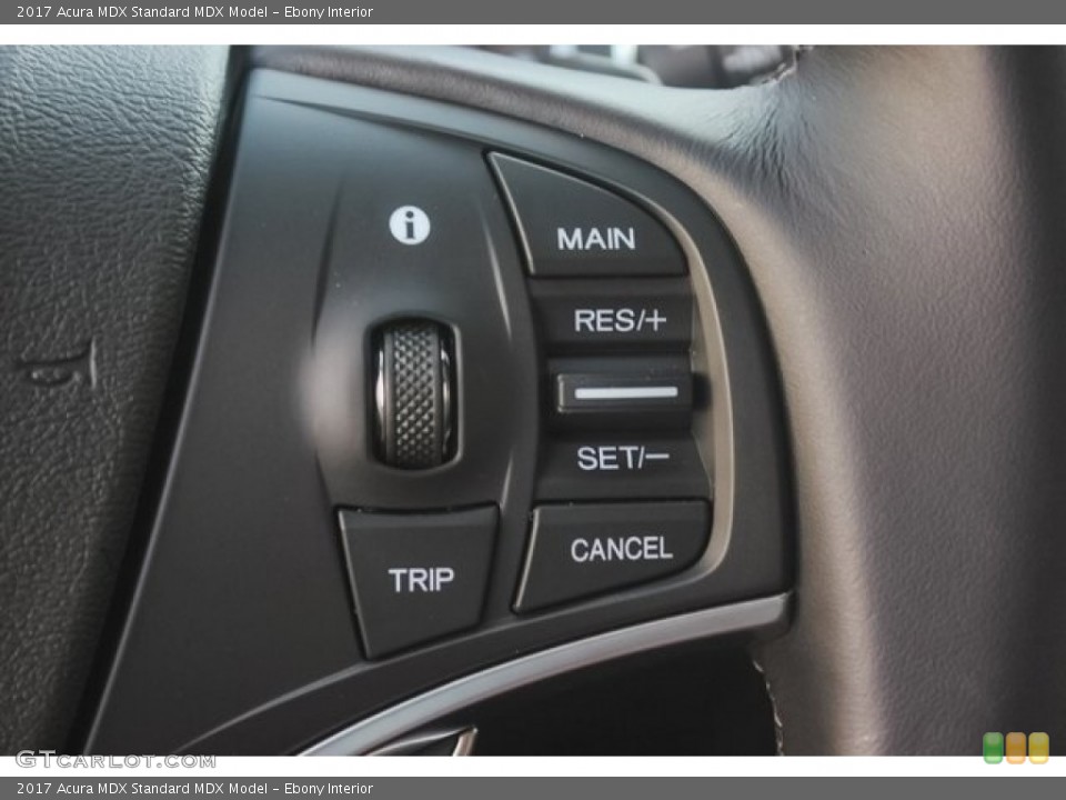 Ebony Interior Controls for the 2017 Acura MDX  #121606530